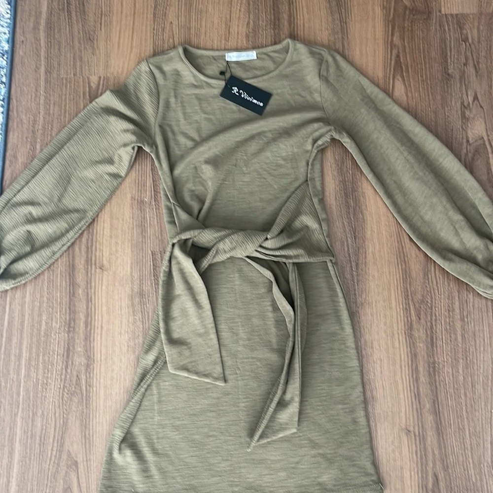 Never worn Olive Green dress